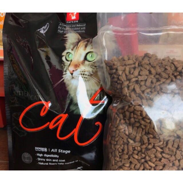Hạt cho mèo Cateye 1kg (Túi chân không)